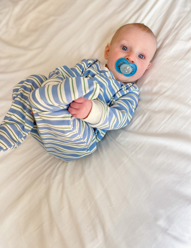 Baby Sleepsuit in Club Stripe