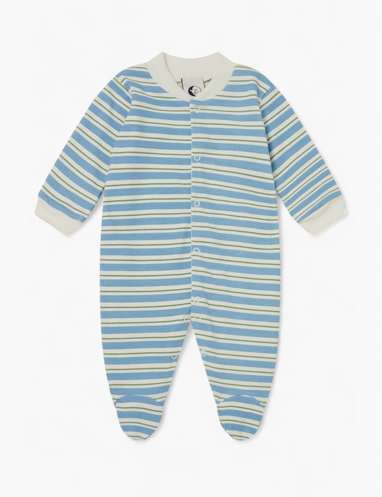 Image of Baby Sleepsuit in Club Stripe