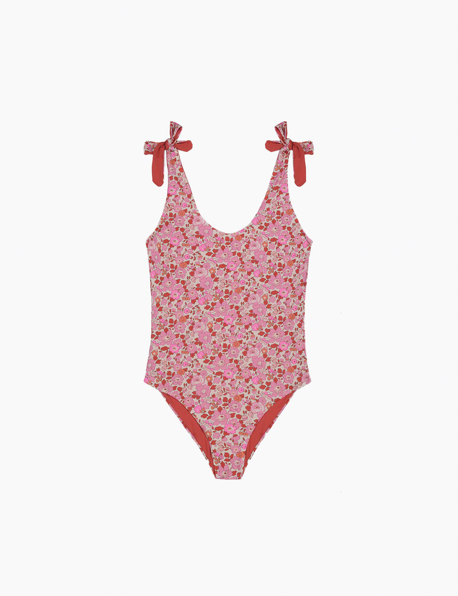 Her lip to 水着 double bow one piece ピンク herlipto 水着 Double Bow One Piece - メルカリ