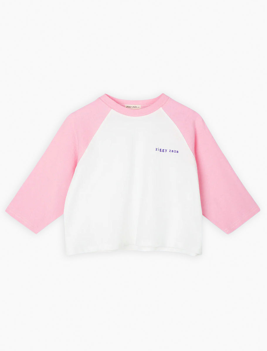 Echo Long Sleeve Tee in Peony Pink – Spilled Milk