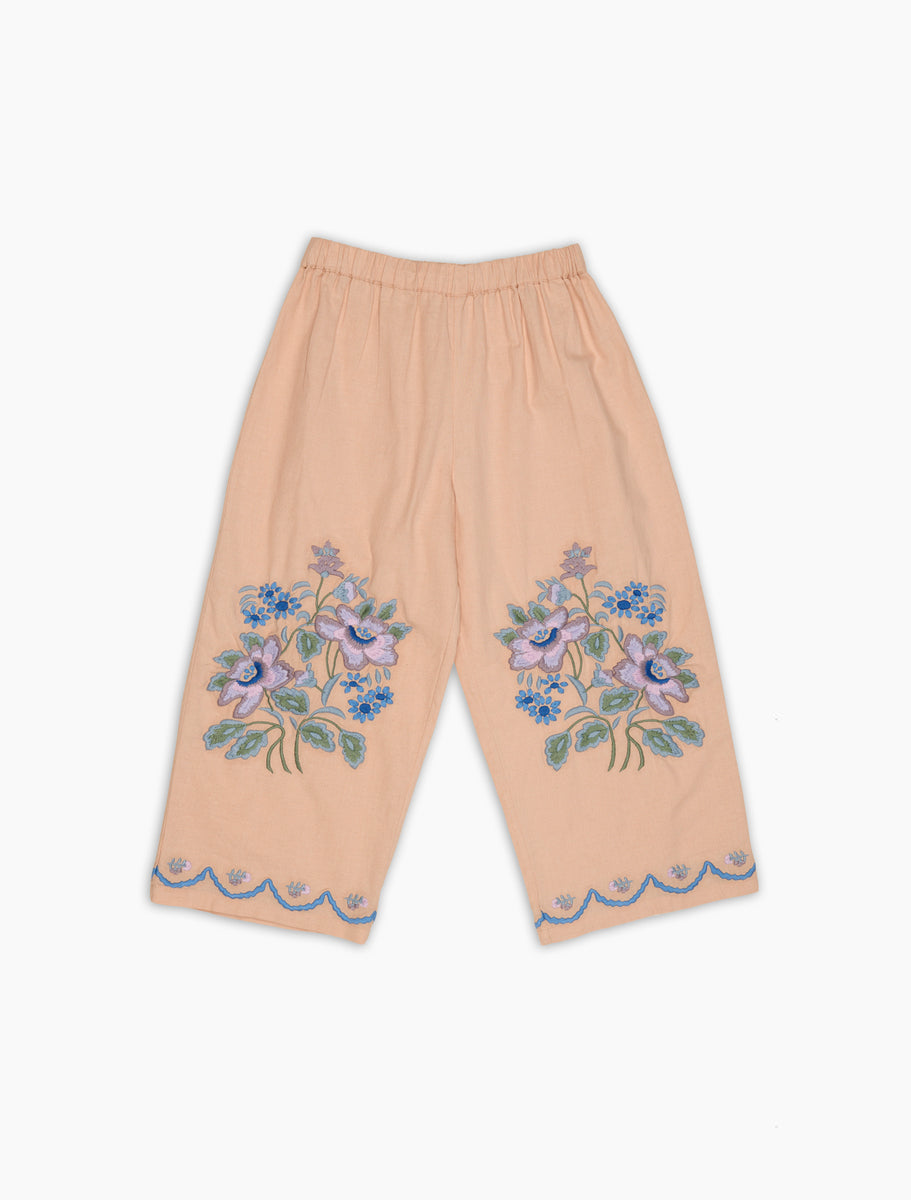 Molly Trouser in Dried Rose – Spilled Milk