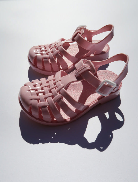 Image of Sun Jelly Sandals in Light Rose