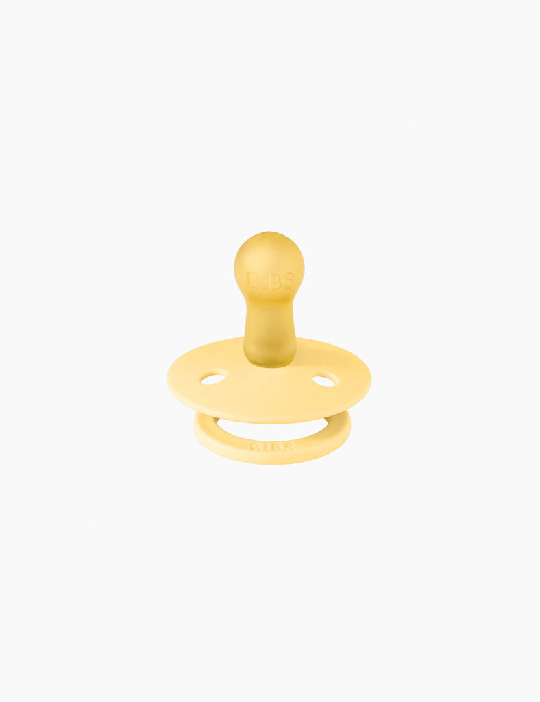 Image of BIBS Colour Pacifiers 2-Pack in Pale Butter/Petal