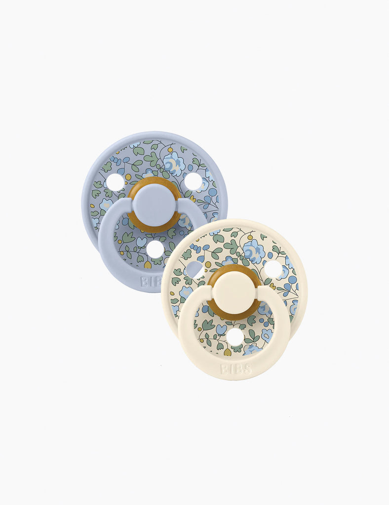 Image of Bibs LIBERTY pacifiers in Eloise Dusty Blue Mix.