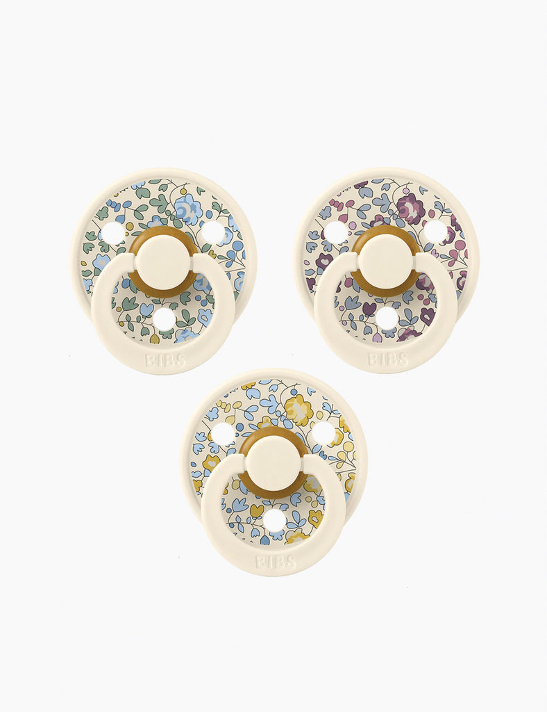 Image of BIBS x LIBERTY 3-Pack Collection in Eloise Ivory Mix
