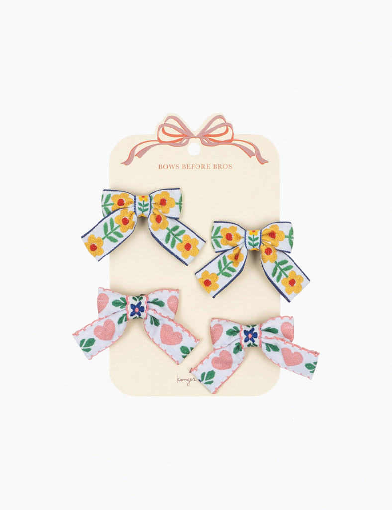 image of bow hair clips