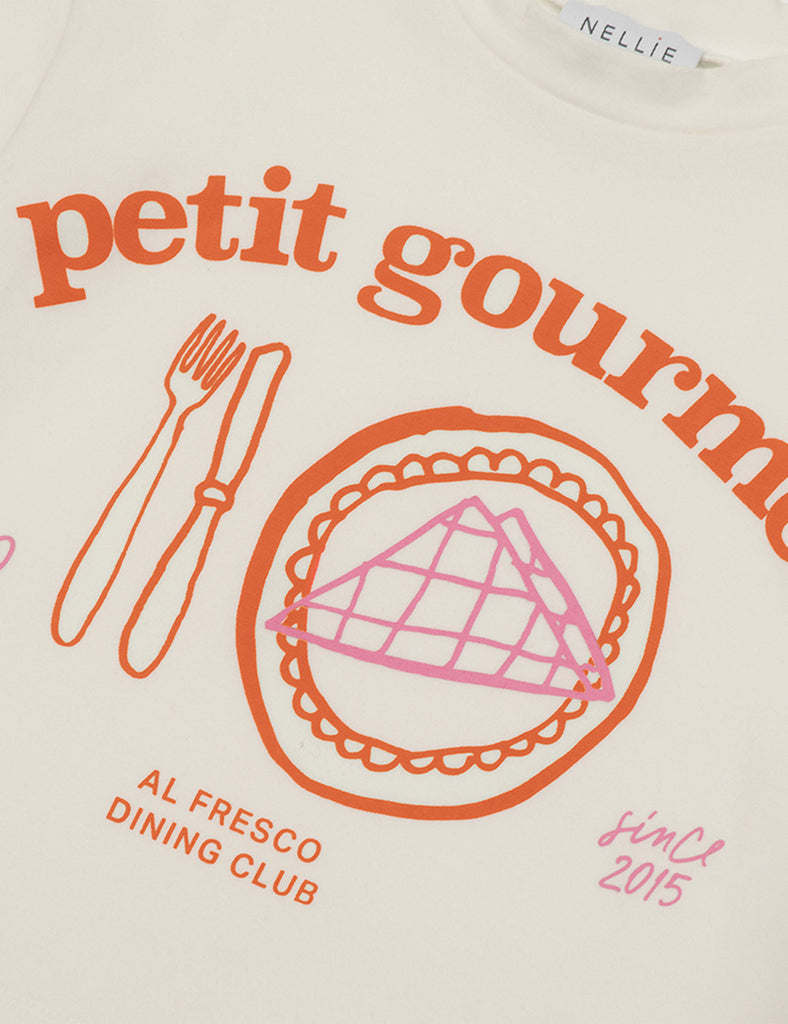 Image Aubrey T-shirt in Milk Organic Cotton Jersey