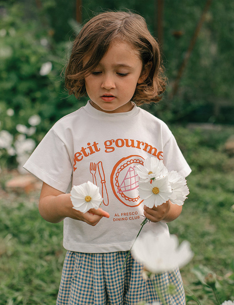 Image Aubrey T-shirt in Milk Organic Cotton Jersey