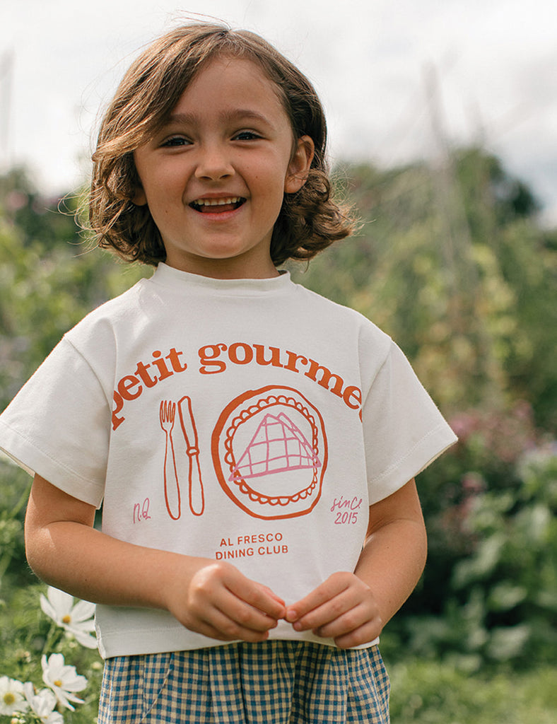 Image Aubrey T-shirt in Milk Organic Cotton Jersey