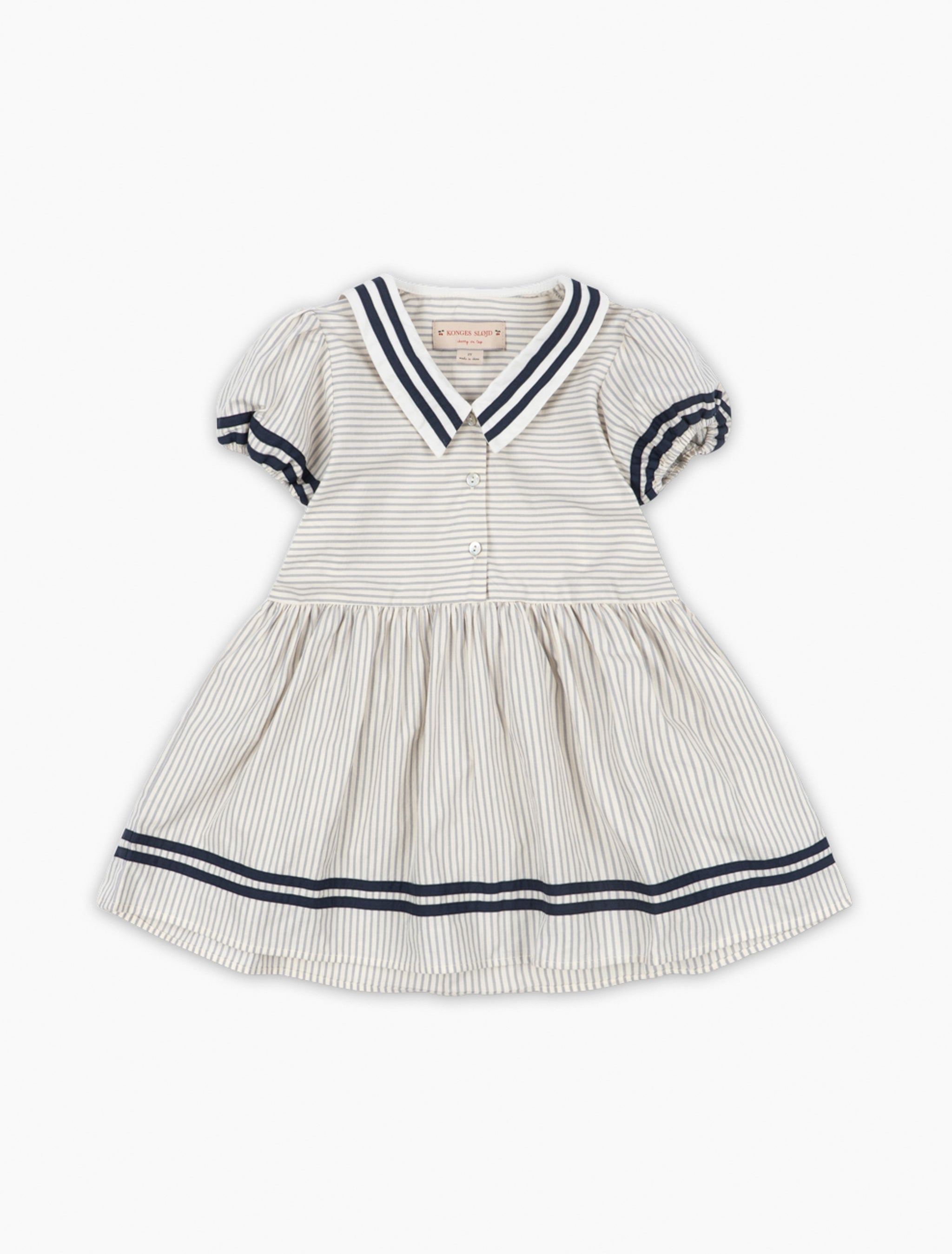 Konges Sløjd | Allie Sailor Dress - Bleu Stripe | Girl