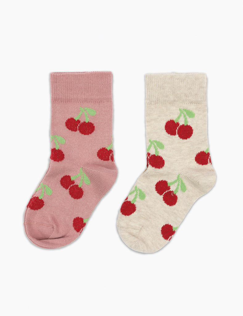 Image of Ankle Socks in Cherry