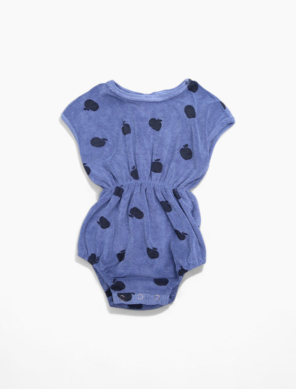 Image of Apple Playsuit in Navy.