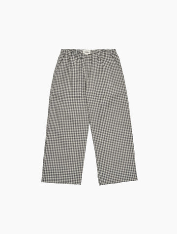 Checkered pants on a white background