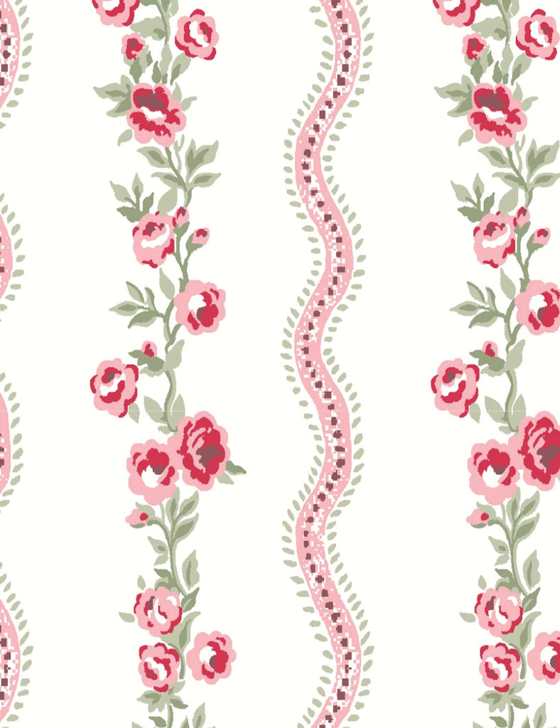 Image of Kids Baggy Blouse PJ Set in Floral Stripe