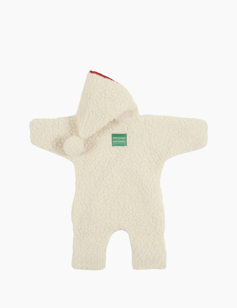 Star-shaped baby comfort blanket with a brand label on a white background