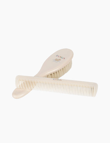 Image of baby hair brush set