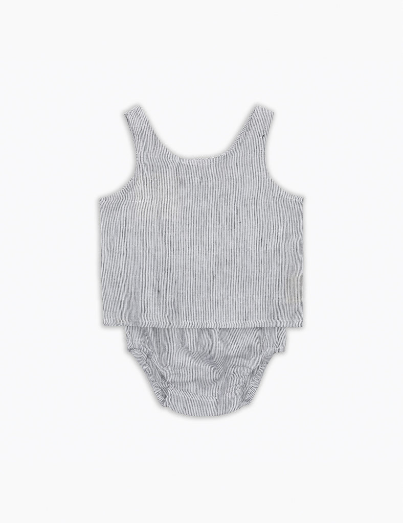 Image of Baby Set in Beach Stripe