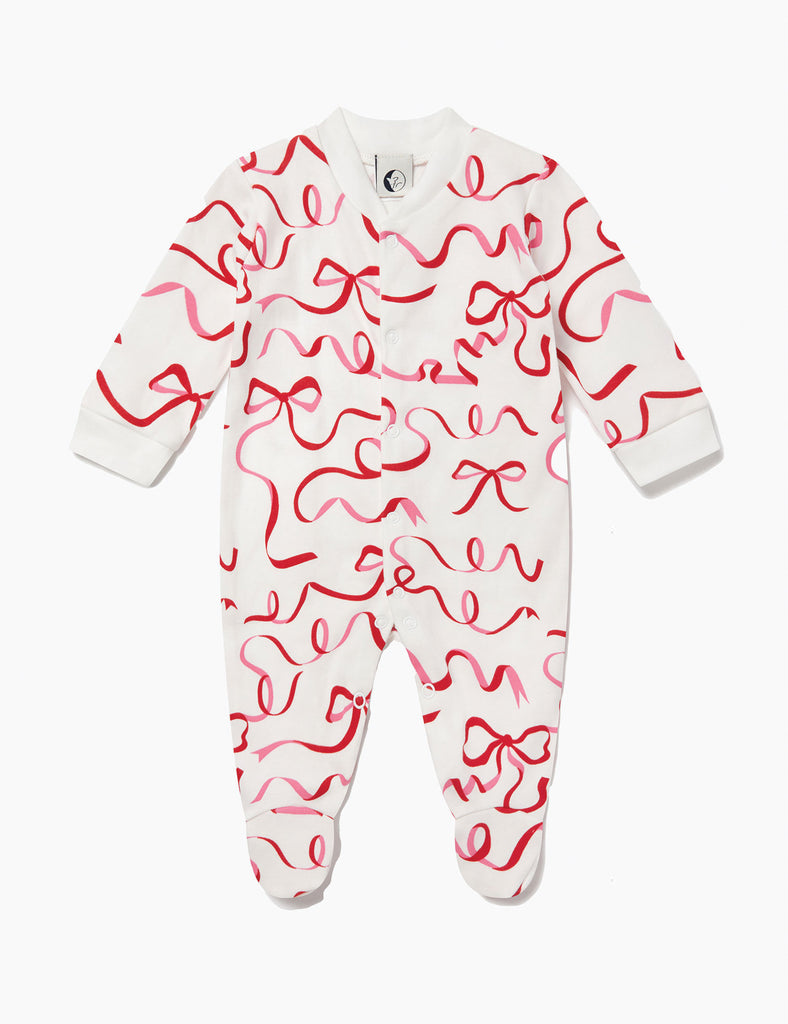 Image of Baby Sleepsuit in Ribbon.