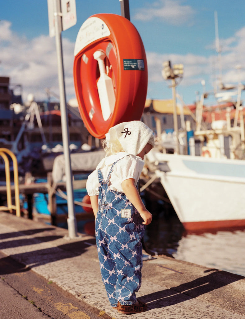 Image of Drew Overalls in Pink Bows