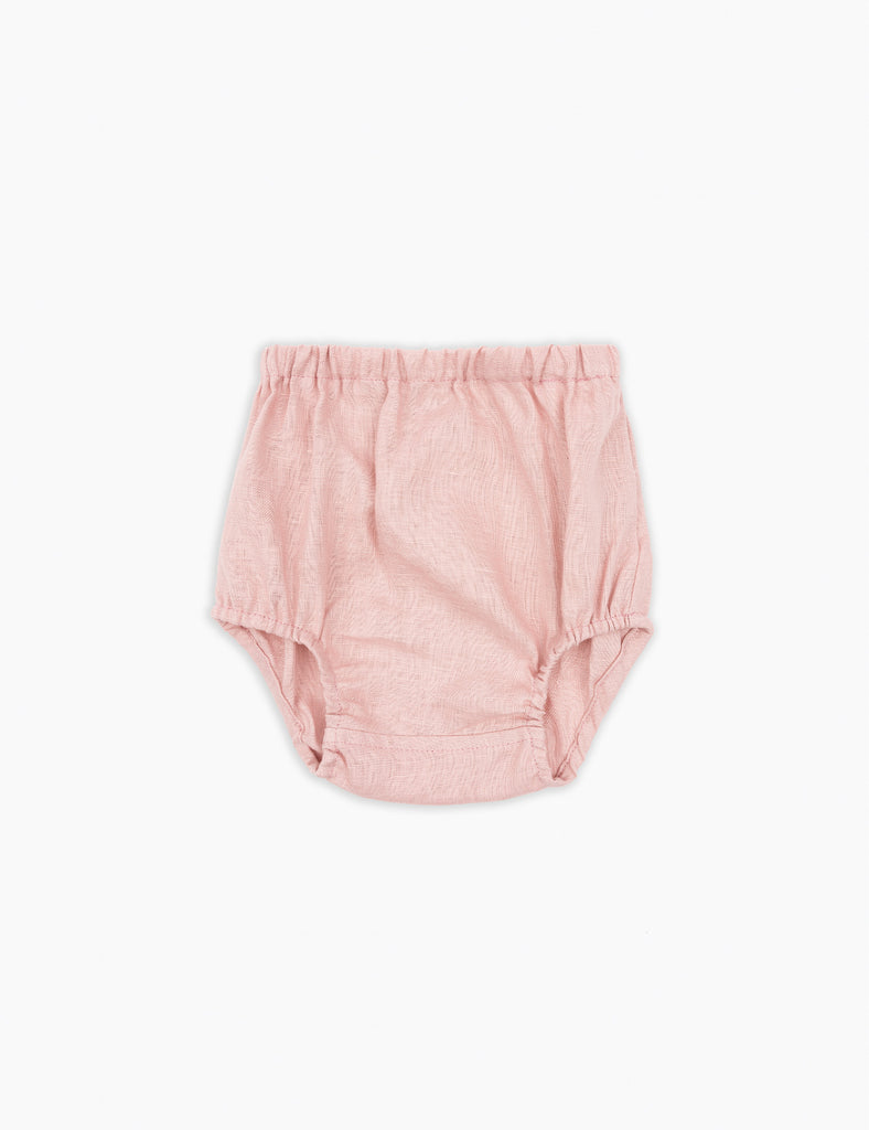 Image of Linen Nappy Cover in Pink Linen
