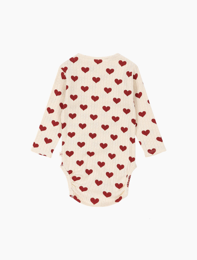 Image of Minnie Onesie in Amour Rouge.