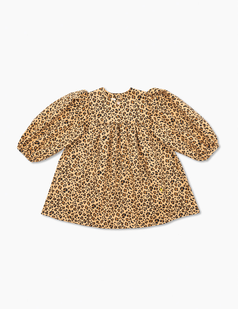 Image of Blouson Dress in Cheetah.