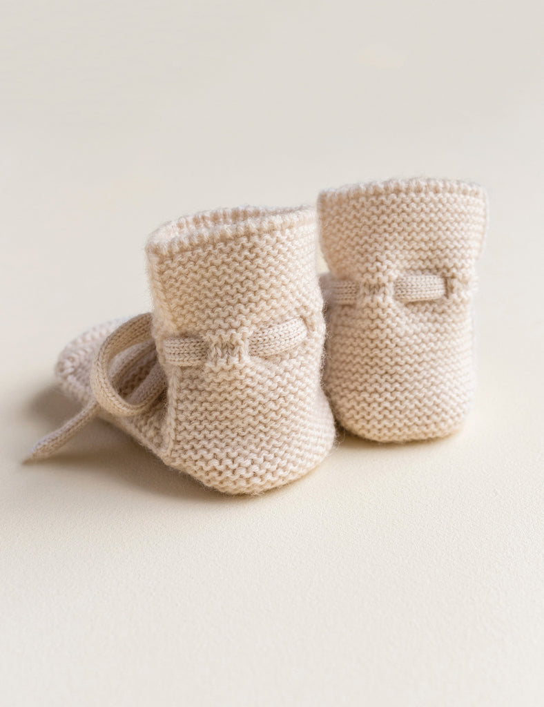 Image of Booties in Cream.