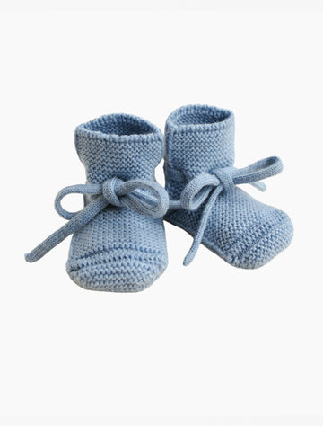 Image of Booties in Light Blue.