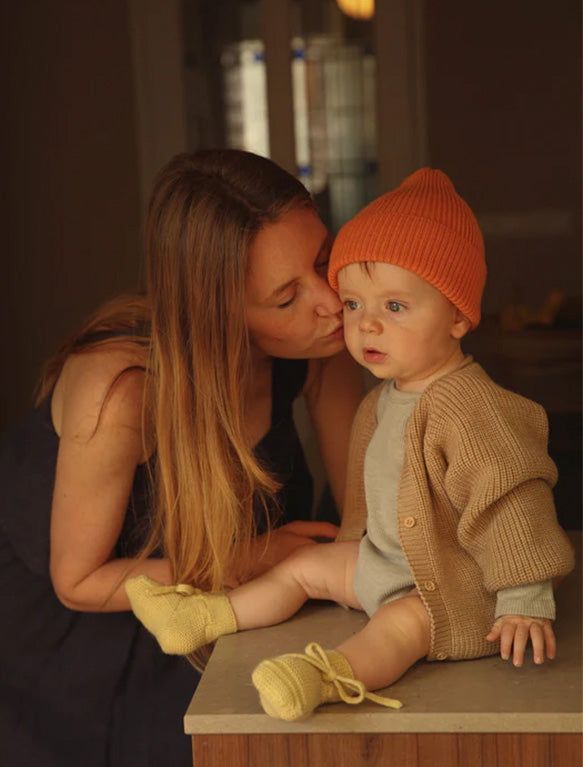 Image of Booties in Yellow.