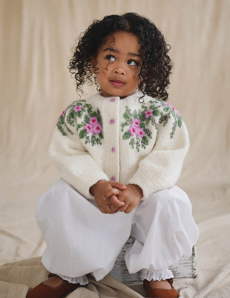 image of botanical floral cardigan