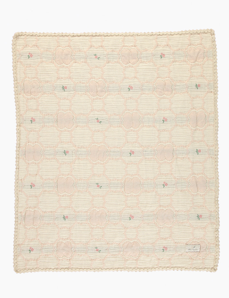 Jacquard baby blanket