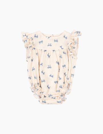 Image of Coco Romper in Bow Bleu