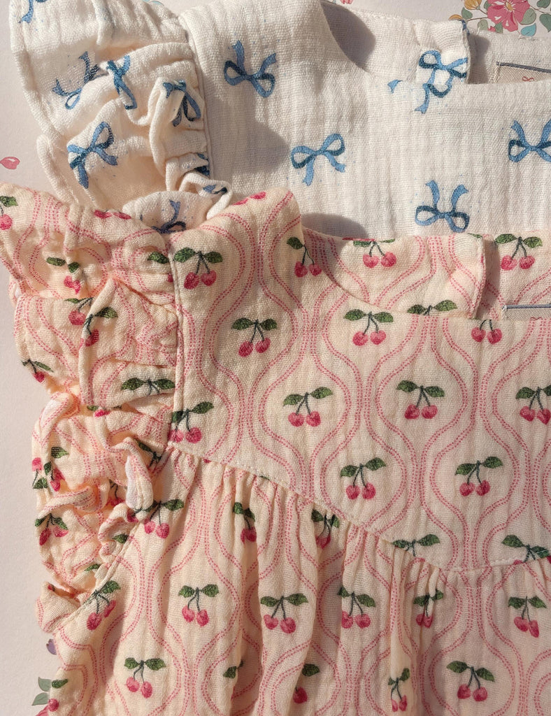 Image of Coco Romper in Bow Bleu