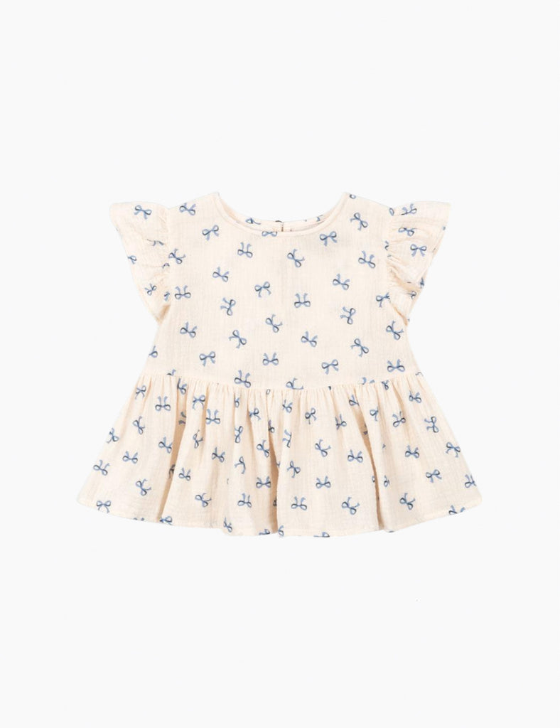 Image of Coco Top in Bow Bleu