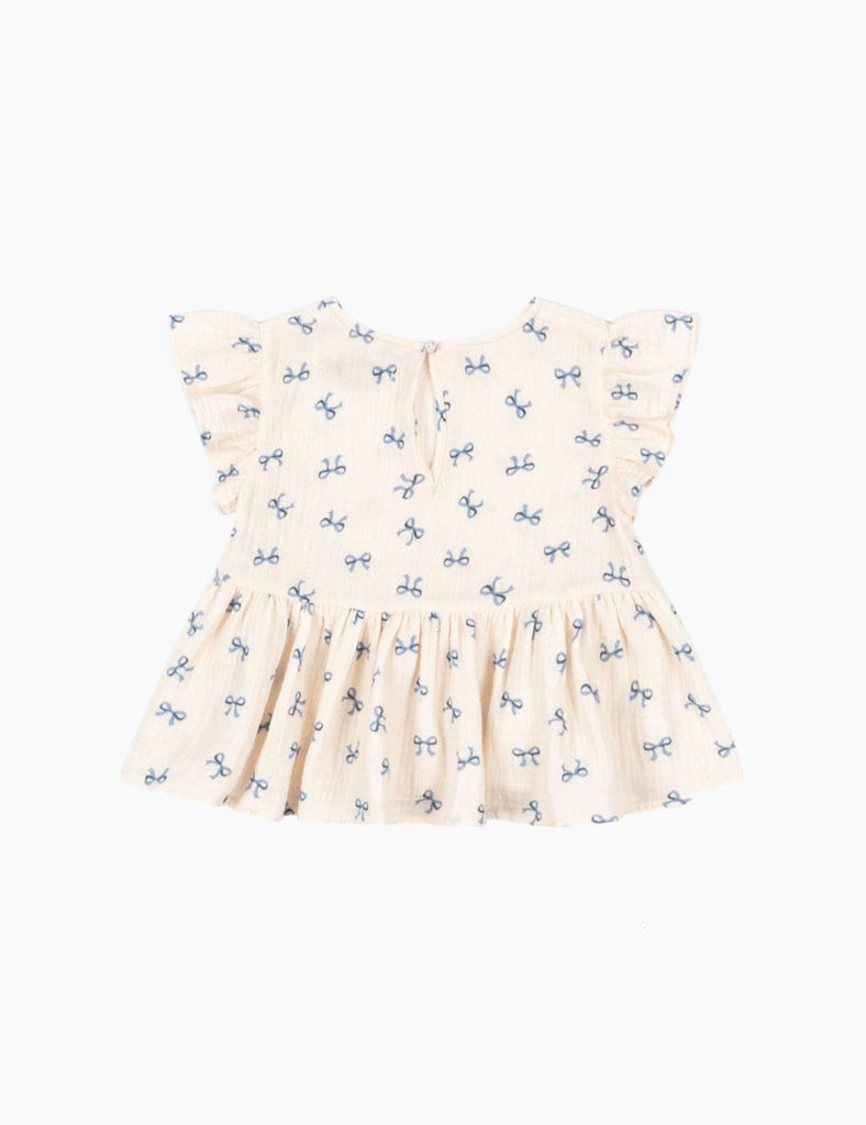 Image of Coco Top in Bow Bleu