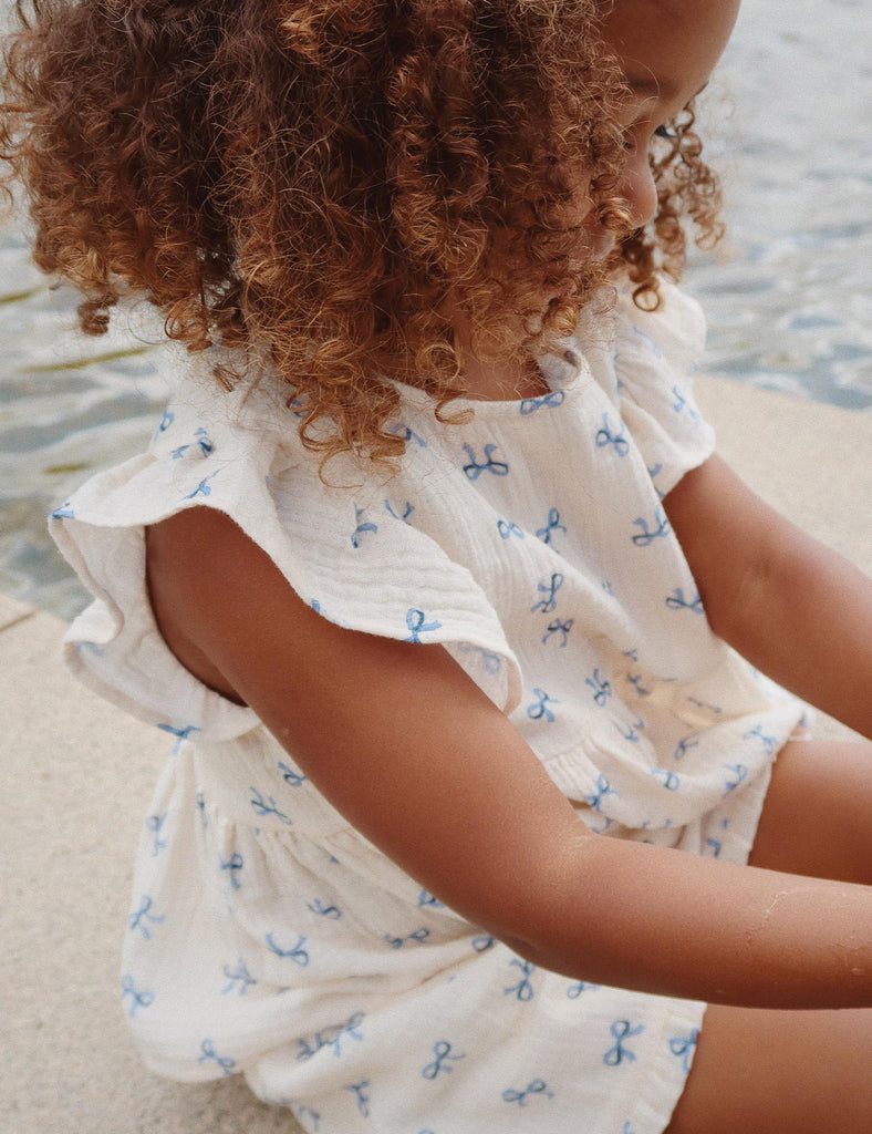 Image of Coco Top in Bow Bleu