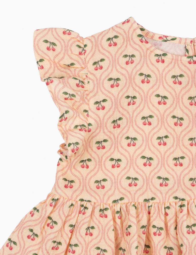 Image of Coco Top in Cherry Pink Motif