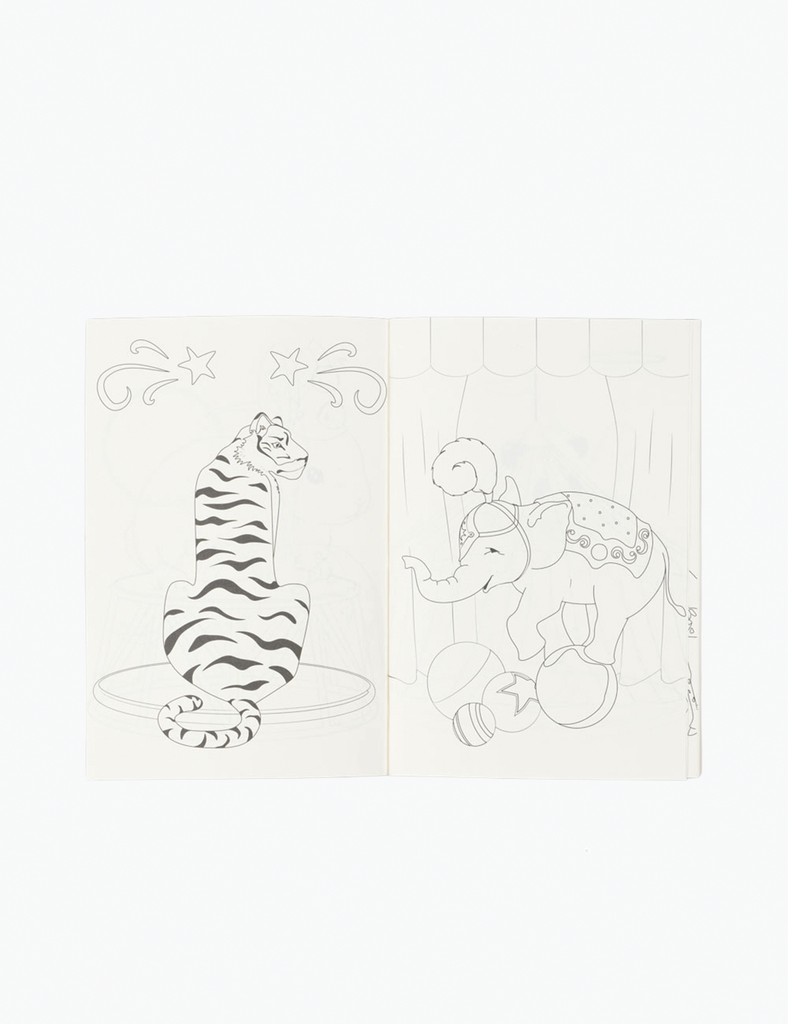 Two animal illustrations on a white background