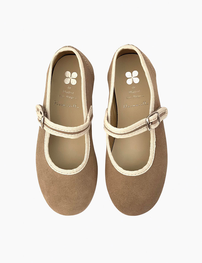 image of mary jane flats in camel