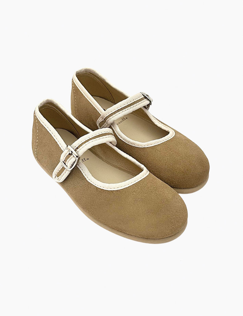 image of mary jane flats in camel