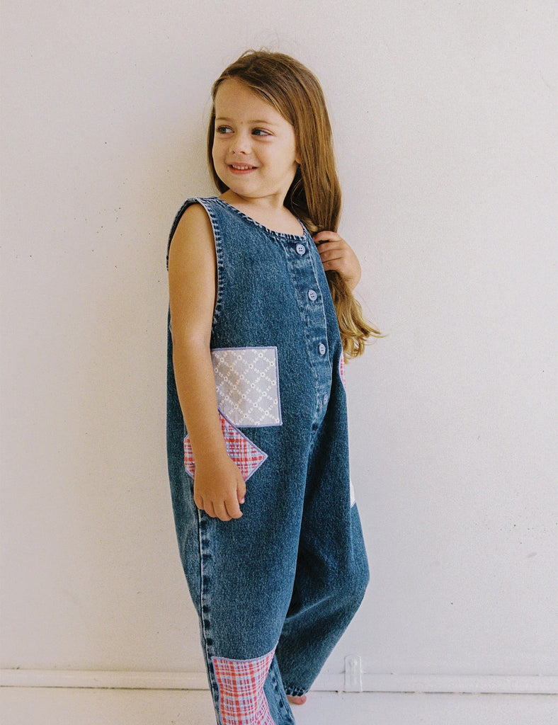 Charlie Overalls in Patchwork