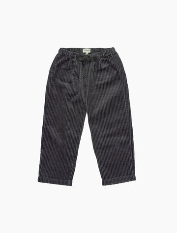 Black striped pants on a white background