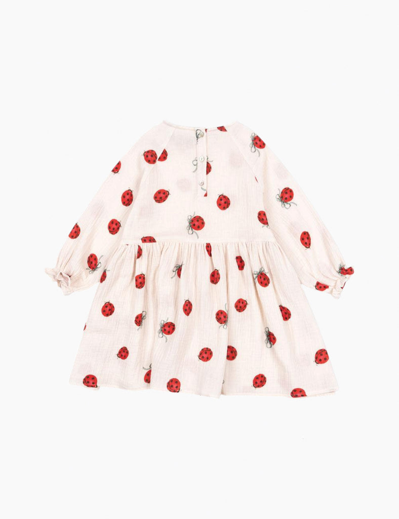 Image of Coco Dress in Ladybug Bow.