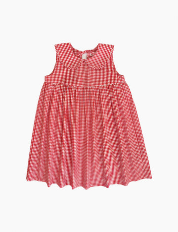 Image of Colette Dress in Cherry Gingham.