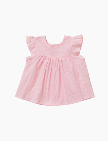 Image of Daisy Baby Top in Bubblegum
