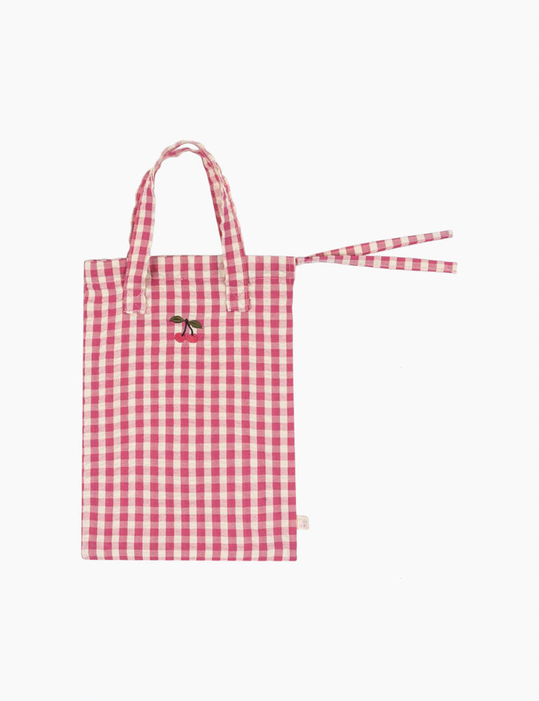 Image of Doll Nursery Set in Bubblegum Check