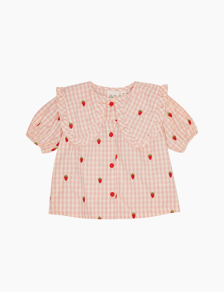 image of dolly blouse in pink berry