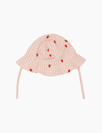 image of dolly sunhat in pinkberry