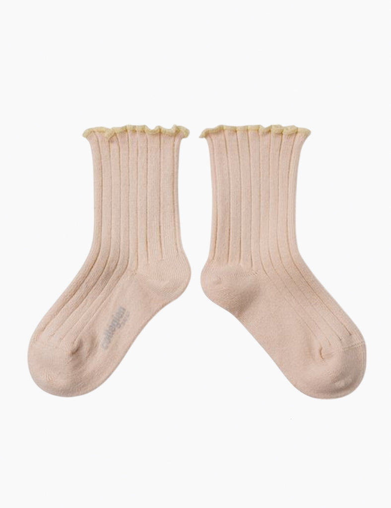 image of delphine socks in sorbet