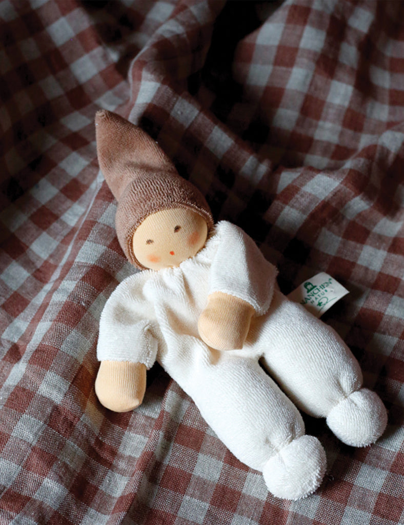 Image of Doll Rattle in Beige.